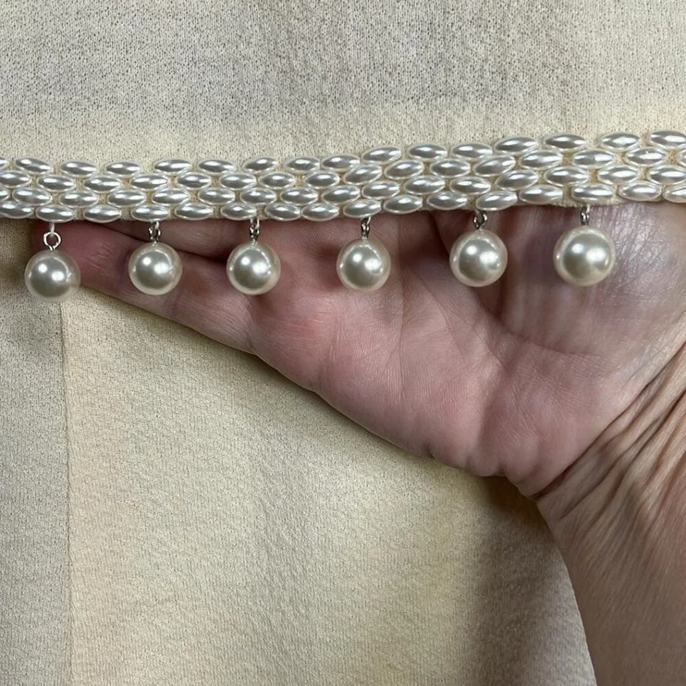 Adrienne Vittadini Womens SZ 8 Vintage Beaded Dress ***NEEDS TLC*** Jackie Kenne